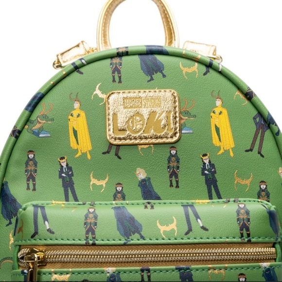 Loungefly Entertainment Earth Exclusive LE Marvel Loki Multi-Loki Mini Backpack main image 7